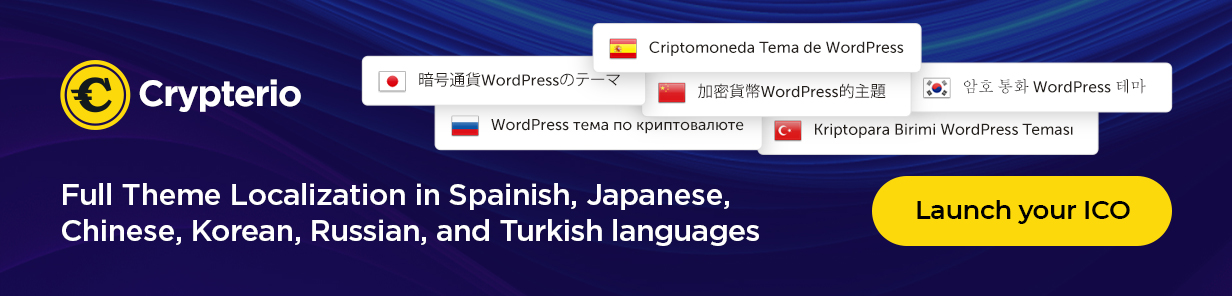 Tema WordPress de criptomoeda