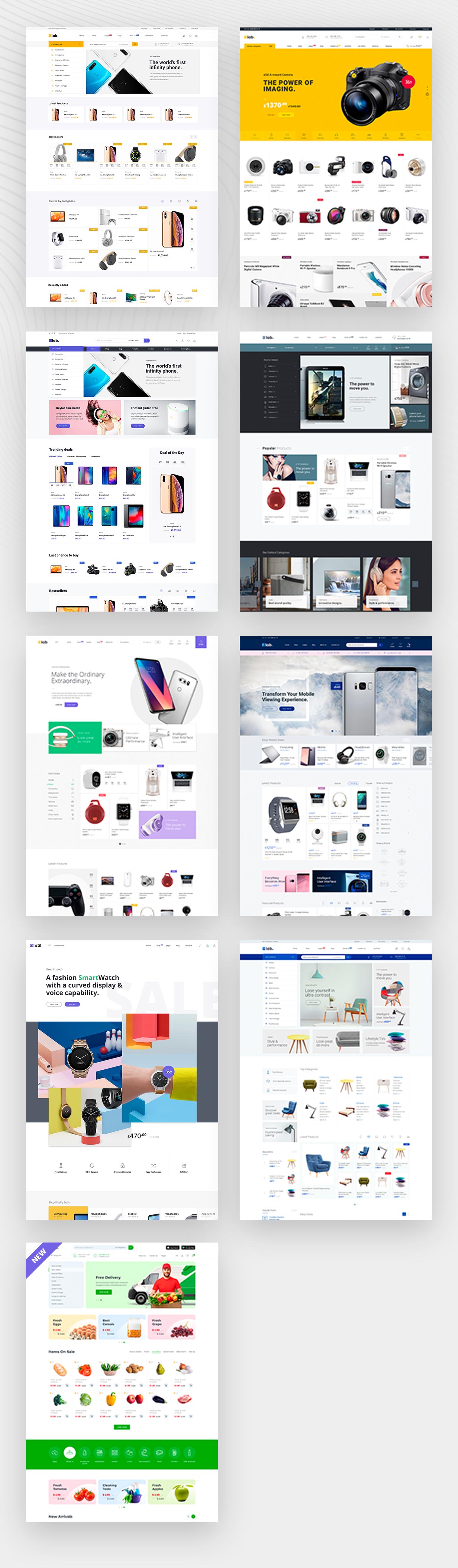 eLab Multi Vendor Marketplace WordPress Theme Demos