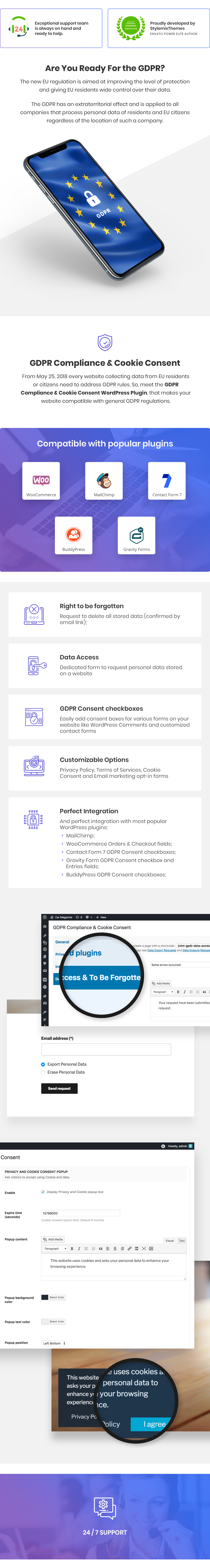 GDPR WordPress Plugin