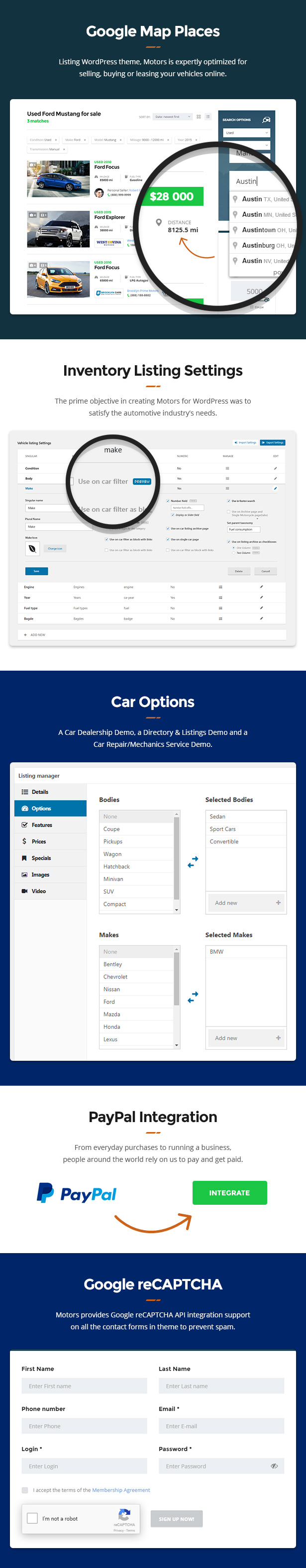 Motors ­- Automotive, Car Dealership, Car Rental, Auto, Classified Ads, Listing WordPress Theme - 8