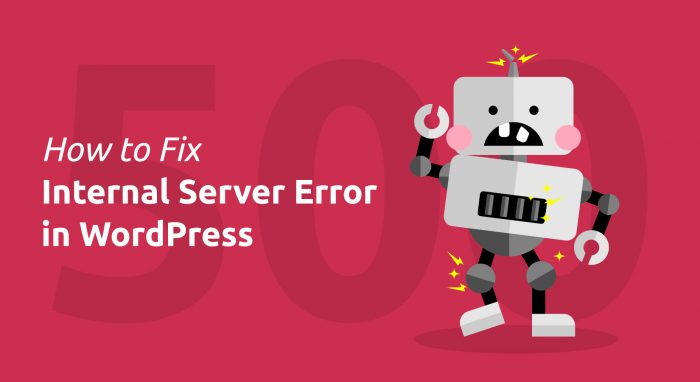 Internal Server Error in WordPress