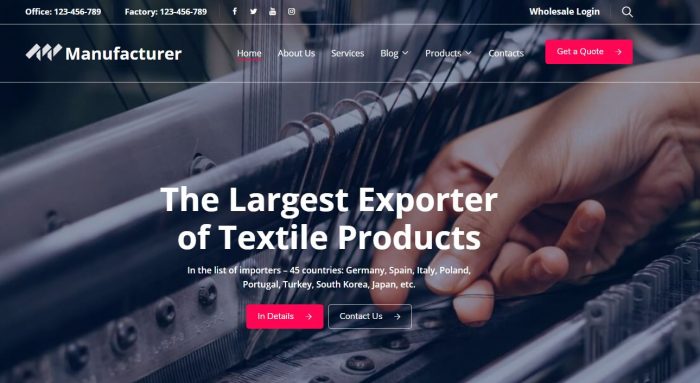 Manufacturer Manufacturer