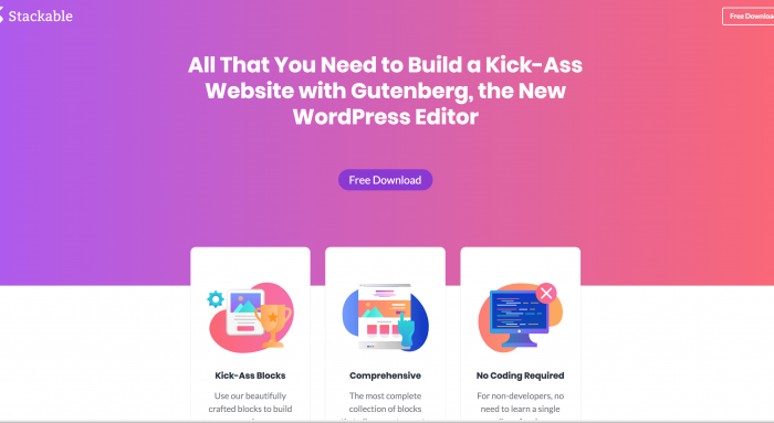 Stackable Ultimate Gutenberg Blocks for WordPress (1) Stackable Ultimate Gutenberg Blocks for WordPress (1)