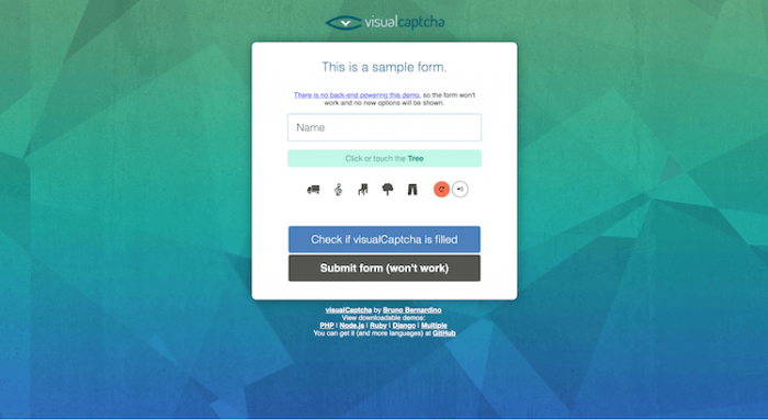 VisualCaptcha VisualCaptcha