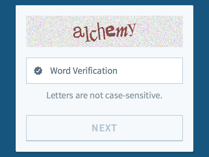 word-based captcha