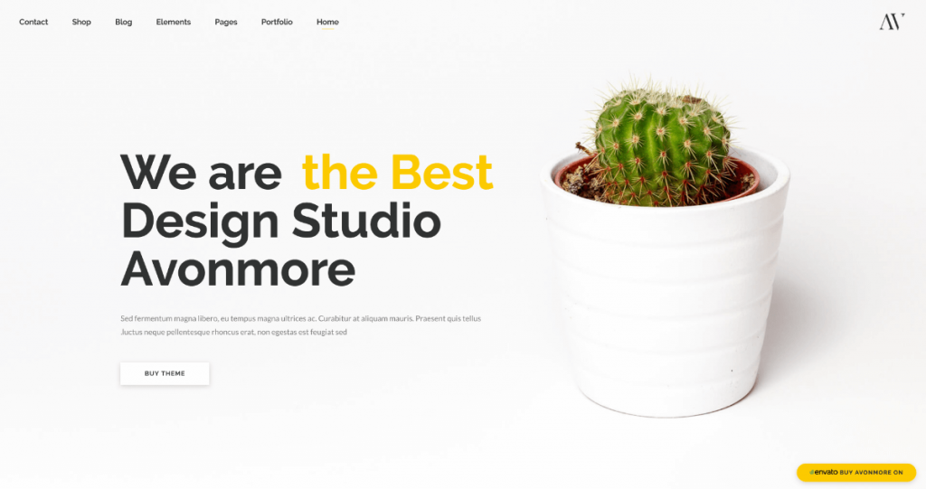 Avonmore wordpress theme