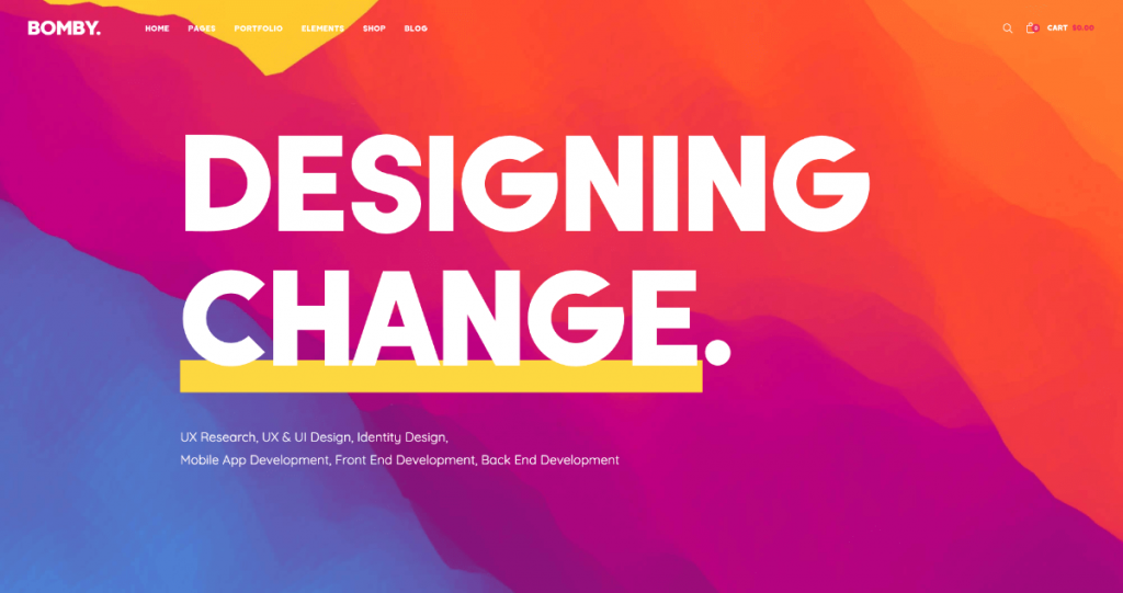 Bomby wordpress theme
