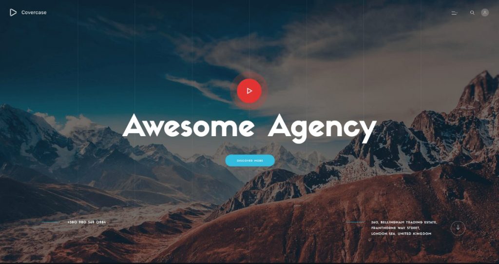 Covercase wordpress theme