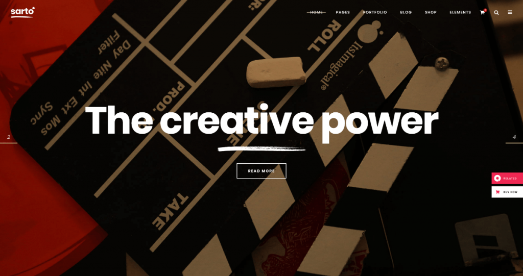 Sarto wordpress theme